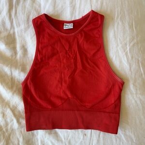 Bright Red Puma Activewear Top
